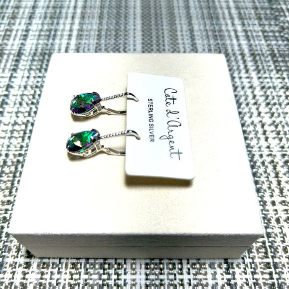 Cote d’ Argert BRAND NEW Silver toned hoop earrings ✨✨✨ - Picture 4 of 5